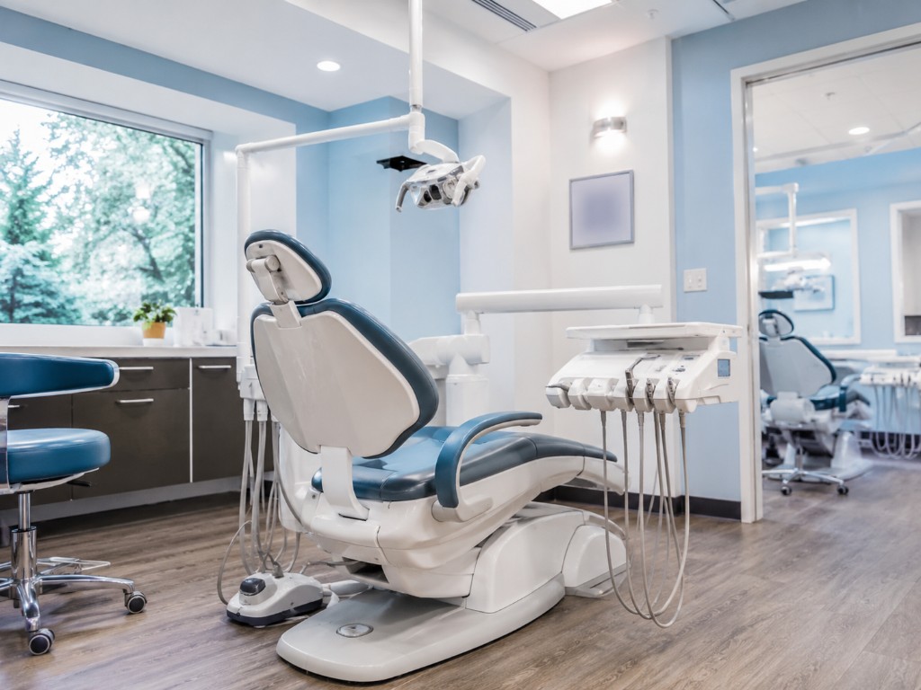 Modern dental practice treatment room
